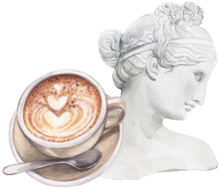 MP-Statue-and-Coffee-1 Statue and Coffee Decorative Icon 1